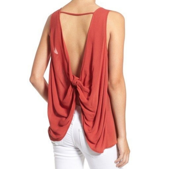 Chloe & Katie Tops - Chloe & Katie knot back tank